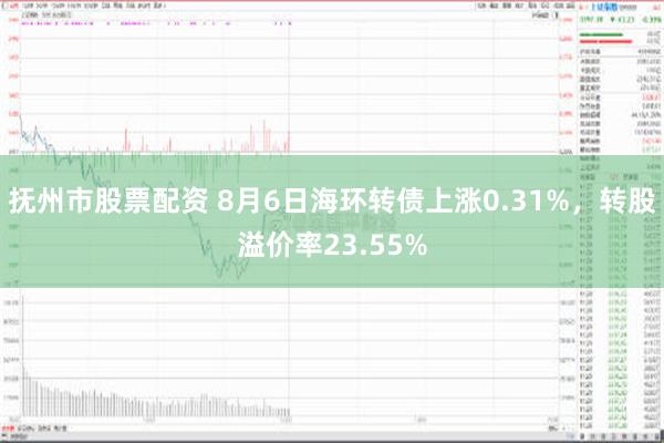 抚州市股票配资 8月6日海环转债上涨0.31%，转股溢价率23.55%