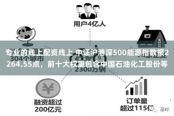 专业的线上配资线上 中证沪港深500能源指数报2264.55点，前十大权重包含中国石油化工股份等