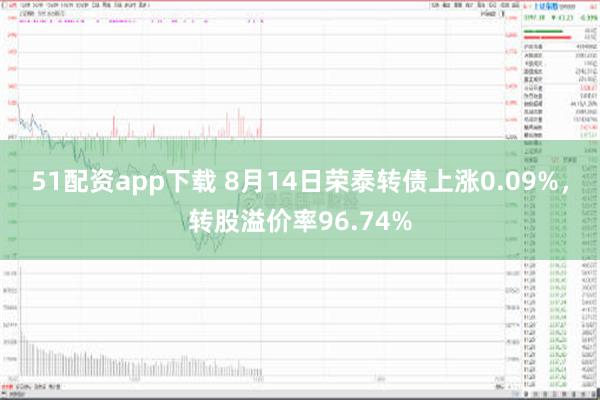 51配资app下载 8月14日荣泰转债上涨0.09%，转股溢价率96.74%