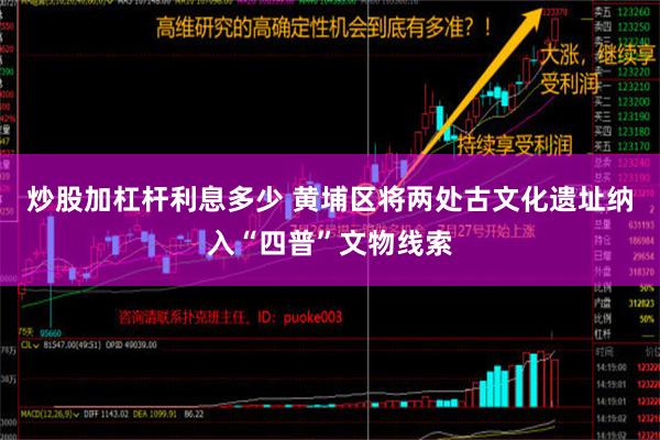 炒股加杠杆利息多少 黄埔区将两处古文化遗址纳入“四普”文物线索